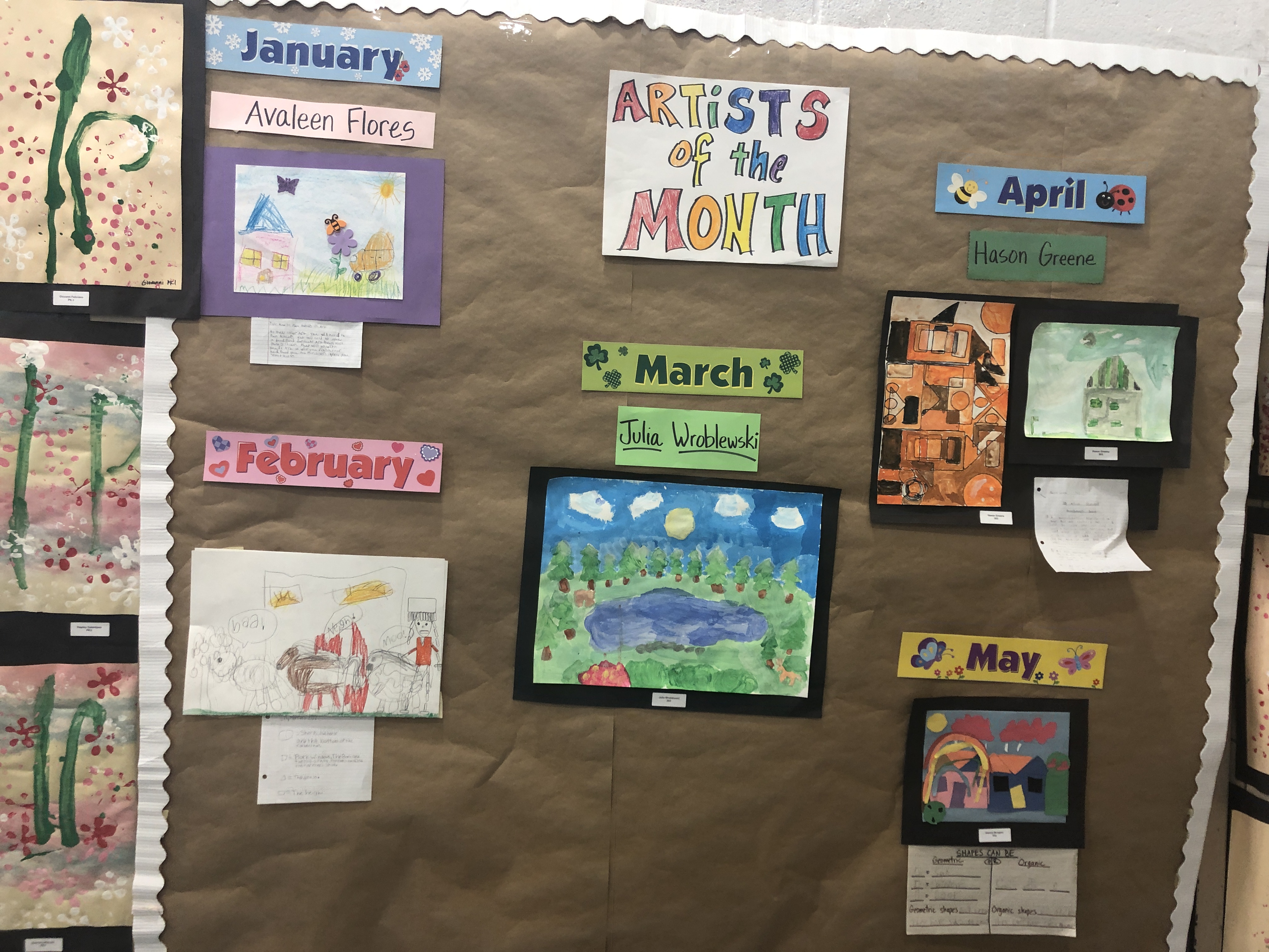 Artists of the month