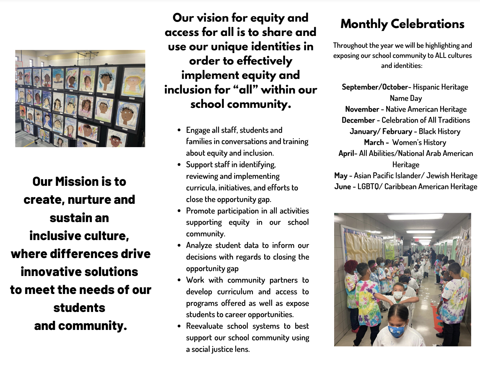 An image of an equity pamphlet.